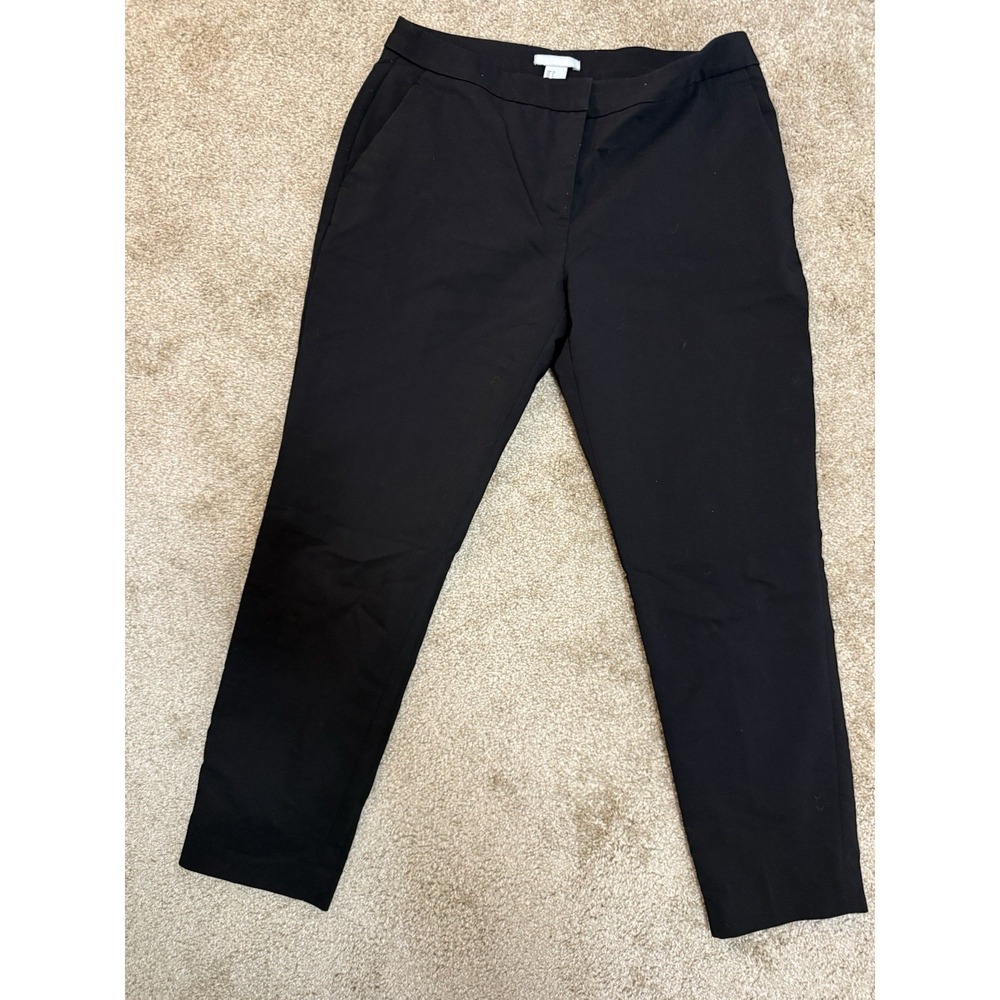 H&M Black Dress Pants woman's 8. E30